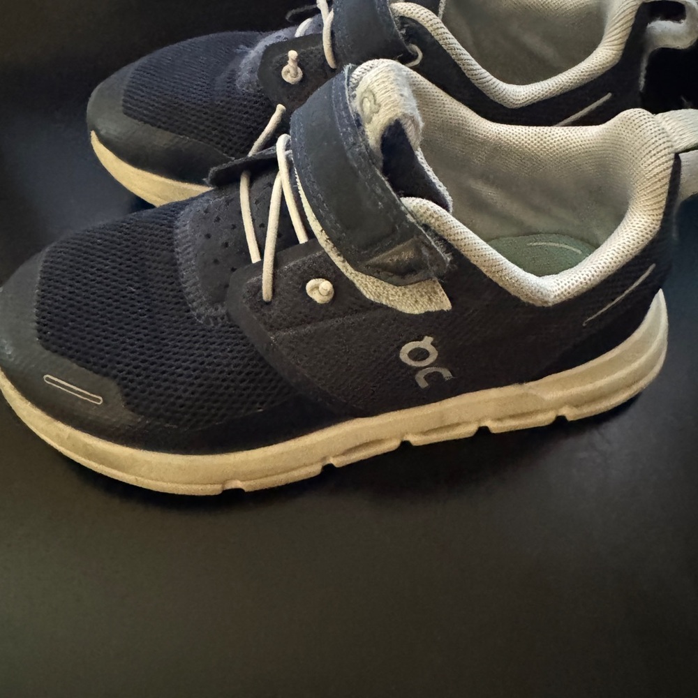 On Running Kids Dark Blue Sneakers